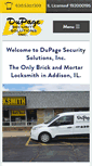 Mobile Screenshot of dupagesecuritysolutions.com